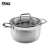 DSP 304 Stainless Steel Compound Bottom Pot Double Ears with Lid Noodles Bouilli Soup Pot Baby Food Supplement Milk Pot