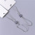 Square Toe Hanging Advanced Universal Tag Hang Rope Single Plug Charm Bracelet Hand Rope Clothing Store Tag