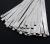 Factory Wholesale 304 Stainless Steel Ribbon 4.6*300 Self-Locking Metal Marine Tie Steel Belt White Steel Plastic Spray Tie