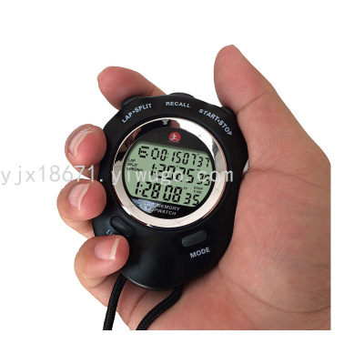 Day Chasing Card Luminous 30-Channel Memory Stopwatch Referee Coach Timer Exercise Stopwatch