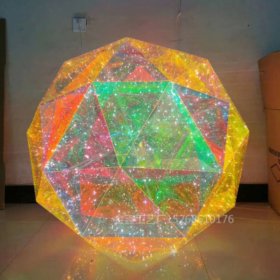 Diamond Lamp Christmas Accessories Decorations Shopping Mall Corridor Landscape Street Pendant Art Gallery Props