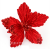 Fabric Christmas flower with glitter Sparkling poinsettia flower Artificial Christmas tree decorations Wholesale