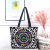 Summer Trendy Beach Bag Fashion Shopping Portable Shoulder Bag Printed Letter Large Capacity Totes Canvas Bag