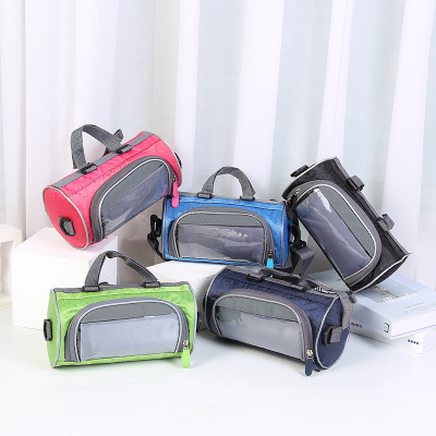 Cross-Border New Arrival Electric Bicycle Storage Bag Waterproof Cycling Equipment Front Hanging Bag Mountain Bike Handle Bar Bag