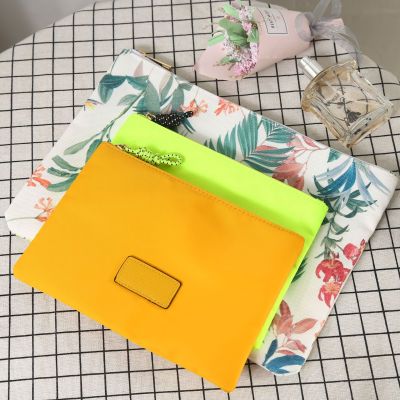 Factory Direct Sales Universal Fashion Simple Colorful File Bag More than Pencil Case Colors Can Be Customized