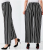 New &#128293; Popular Beauty Stripe Wide-Leg Pants Large Size Casual Korean Style Slimming Skort