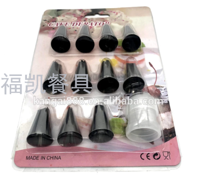 12pcs Hot Sale Cream Piping Nozzles Cake Decoration Tools Kitchen Accessories Bakeware Pastry Cake