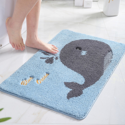 Cartoon Children's Bedroom Carpet Floor Mat Entrance Foot Mat Kitchen Bathroom Toilet Water-Absorbing Non-Slip Mat