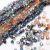 New 6/8mm Middle Hole Heart-Shaped Crystal Micro Glass Bead Plating Color DIY Bracelet Hair Accessories Bead Accessories Material