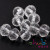 Pujiang Artificial Crystal 16mm Large Hole Flat Beads Electroplated Stained Glass Beads DIY Handmade Beaded Accessories