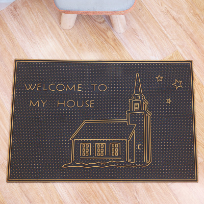 Hot Sale Recommended Bathroom Mats Home Doorway Bedroom Entrance Mat PVC Finished Rectangular Floor Mat One Piece Dropshipping