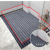 Cross-Border Modern Simple Polyester Carpet Doormat Solid Color Stripes Entrance Door Mat Household Entrance Mats Can Be Cut