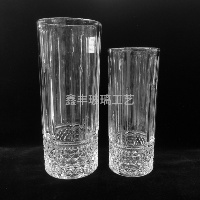 2Factory Direct Sales Crystal Glass Straight Vase Home Decoration Decoration Crafts Gift