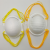 Cup Masks Head-Mounted Dust Mask White Active Carbon Cup-Shaped Cup Protective Mask