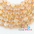 Glossy Flat round Middle Hole Micro Glass Bead Amber Gold Scattered Beads DIY Handmade Jewelry Accessories 6-10mm Crystal Beads