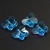 Factory Direct Supply Crystal Bracelet DIY Bead Accessories 10mm Middle Hole Butterfly Pendant Hair Accessories