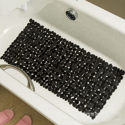 Pebble Environmental Protection PVC Bathroom Mat Rectangular Bath Floor Mat Bathtub Mat Amazon Hot Generation