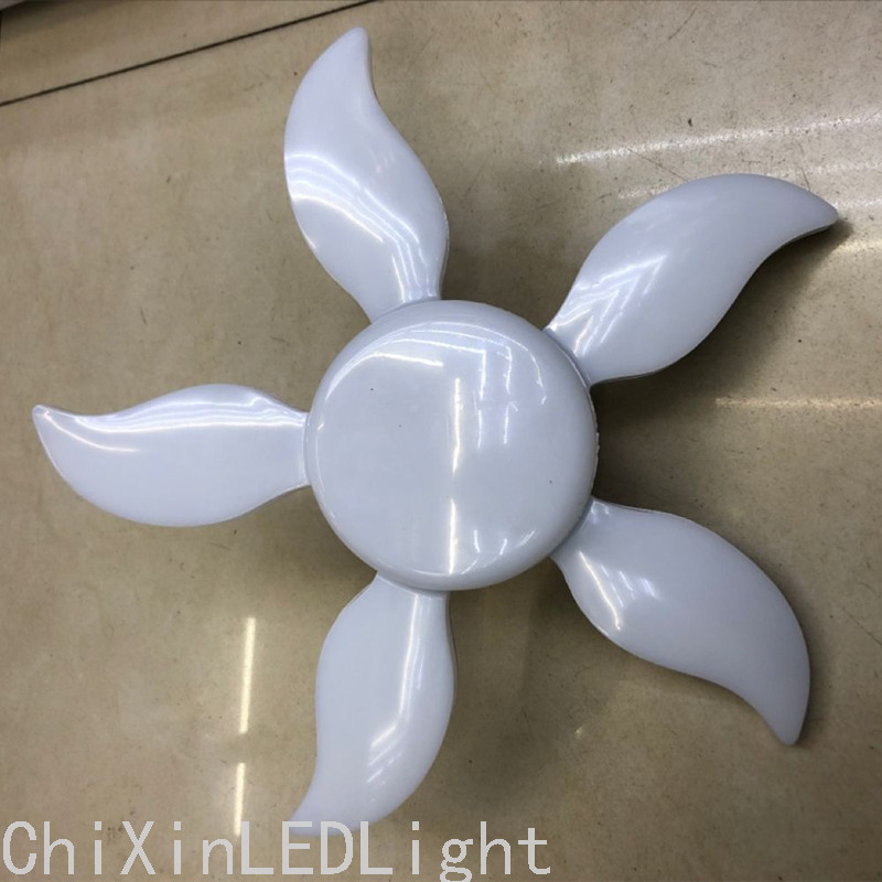 mini芒果5加1LED叶子灯球泡室内折叠灯40W光线柔和不刺眼LED灯泡