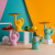 Nordic Creative Monkey Animal Tray Desktop Furnishings Ornaments Furnishings Key Snack Storage Candy Plate