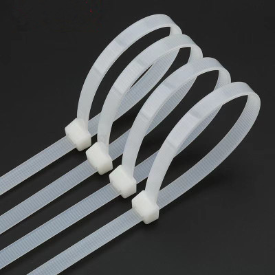 Nylon Cable Tie 10*1000GB 100 Pieces/Bag Full Strapping Tape Packing Belt Cable Tie Factory Direct Sales