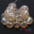Pujiang Artificial Crystal 16mm Large Hole Flat Beads Electroplated Stained Glass Beads DIY Handmade Beaded Accessories
