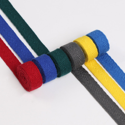 1cm Word Band Color Polyester Cotton Belt Beading Strip Clothing Textile Accessories Back Collar Edged Ribbon in Stock Wholesale