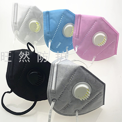 KN95 Mask Anti-Haze Anti-Droplet Protective Folding Mask Breathable KN95 with Breather Valve