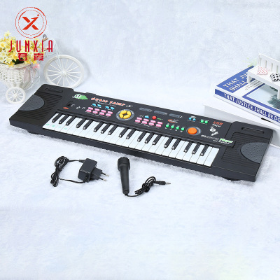 Junxia 44key Key Multi-Function Electronic Keyboard Children's Toy Plucked Musical Instrument Beginner Practice Playing