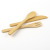 Bamboo Knife, Fork and Spoon Set Portable Fruit Fork 16cm Healthy Spoon Small Bamboo Spoon Knife Fork in Stock