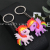 PVC Key Chain Customization Christmas Soft Plastic 3D Keychain Pendant Customized Single-Sided Cartoon Creative Pendant