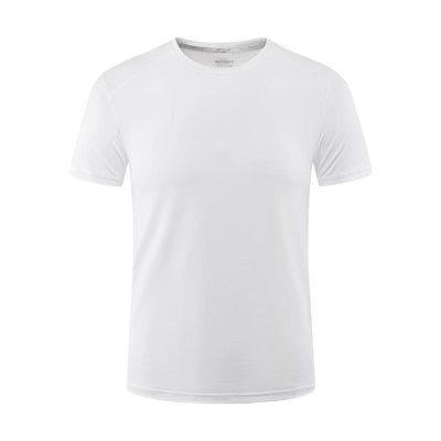 T-shirt Custom Advertising Shirt Printed Logo Business Attire Cultural Shirt Short Sleeve Work Clothes Custom Crystal Silk Quick-Drying Crew Neck