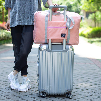 Korean Style Travel Storage Luggage Bag Oxford Cloth Folding Buggy Bag Large Capacity Men's and Women's Clothing Storage