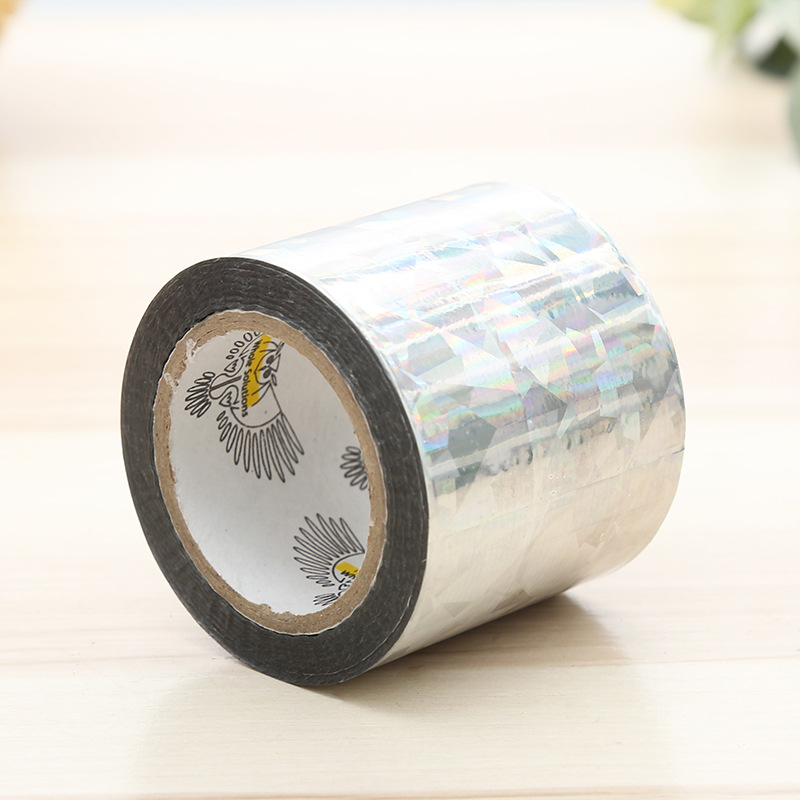 地摊热卖驱鸟彩带 耐磨闪光农艺吓鸟胶带 果园稻田反光防鸟带批发