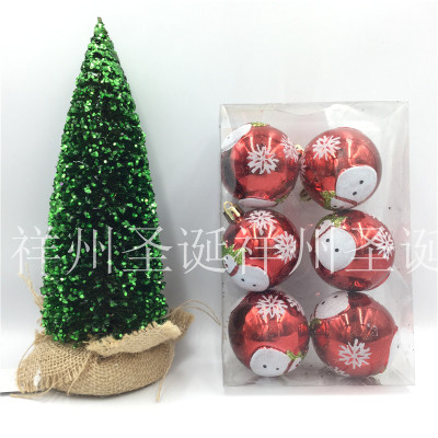 Factory Direct Sales Christmas Decoration Christmas Gift Christmas Pendant Electroplating Ball