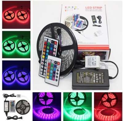 5050rgb Light Belt Set Color Box Blister Packaging Led Soft Light Strip 60 Lights Colorful Color Changing Epoxy 