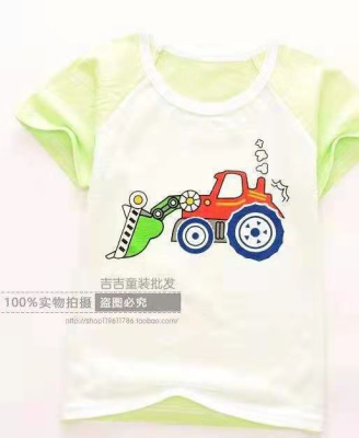 New summer cotton children's cartoon T-shirt candy cartoon short sleeve T-shirt special wholesale 4.5 yuan
