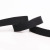Factory Direct Sales Cotton Single Herringbone Ribbon Black and White Cotton Material Ratchet Tie down Trim Clothing Accessories