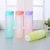 Qfenc Fashion Portable Sports Bottle Schoolgirl Portable Anti-Fall Men's Summer Sporty Simplicity Fresh Water Cup