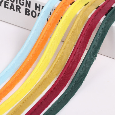 Spot Supply Multi-Color Piping Tape Satin Cloth Compound Rope Welting Tape String Roll Insertion Strip Home Textile Spot