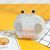 New Cartoon Cute Animal Head Promotional Gift Coin Purse Creative PU Leather Keychain Wallet Storage Bag