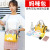 2024 New Fashion Printed Mini Mummy Bag Small Lightweight Shoulder Messenger Bag Travel Portable Baby Diaper Bag