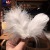 Feather Headwear Cute Hairpin Fairy Lady Super Fairy Hairy Hair Clips Side Clip Girl Japanese Ancient Style Han Chinese Clothing Hair Accessories