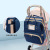 Logo Customized New Product Folding Crib Mummy Bag Hanging Stroller Large Capacity Multi-Functional Mother and Child Backpack