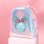 Factory Direct Supply PVC Transparent Laser Women's Mini Wallet Zipper Strap Coin Purse Coin Bag Key Case