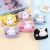 New Cartoon Cute Animal Head Promotional Gift Coin Purse Creative PU Leather Keychain Wallet Storage Bag