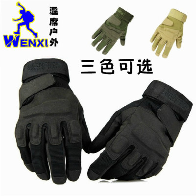 Factory Direct Sales New Outdoor Tactics Gloves Mountaineering Anti-Skid Training Protective Gloves Cycling Bicycle Gloves