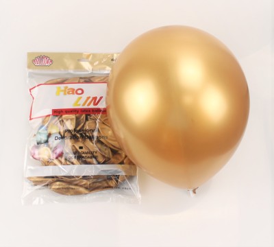 Metal Color 12 Inch 2.8G Wedding Festival Balloon Decoration Balloon Children's Toy Party Metal Balloon