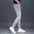 Ripped Cropped Jeans Men's Fashion Brand Slim Fit Skinny Summer Thin Korean Style Trendy Retro Easy Matching Men's Pants