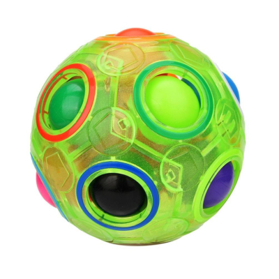 Cross-Border Foreign Trade Export Luminous Rainbow Ball Decompression Press Educational Children's Toys Factory Direct Sales