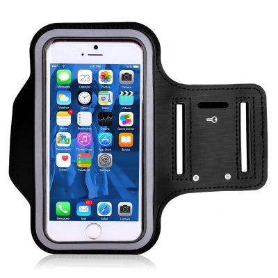 Sports Outdoor Hand Arm Bag Fitness Sports Mobile Phone Arm Band Touch Screen Mobile Phone Arm Bag Suitable for 4-6-Inch Mobile Phone